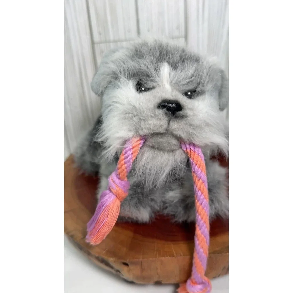 Hasbro FurReal Friends Gray Puppy Dog Plush with Rope Toy 70292/70289 Asst 2007